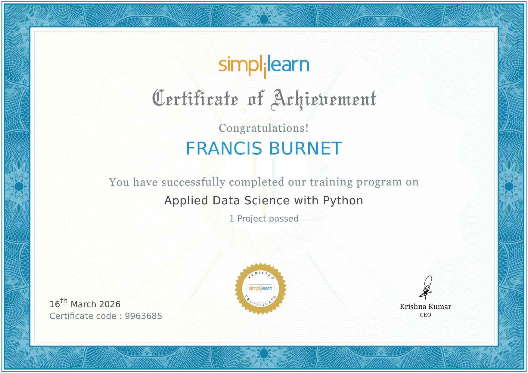 Applied Data Science with Python