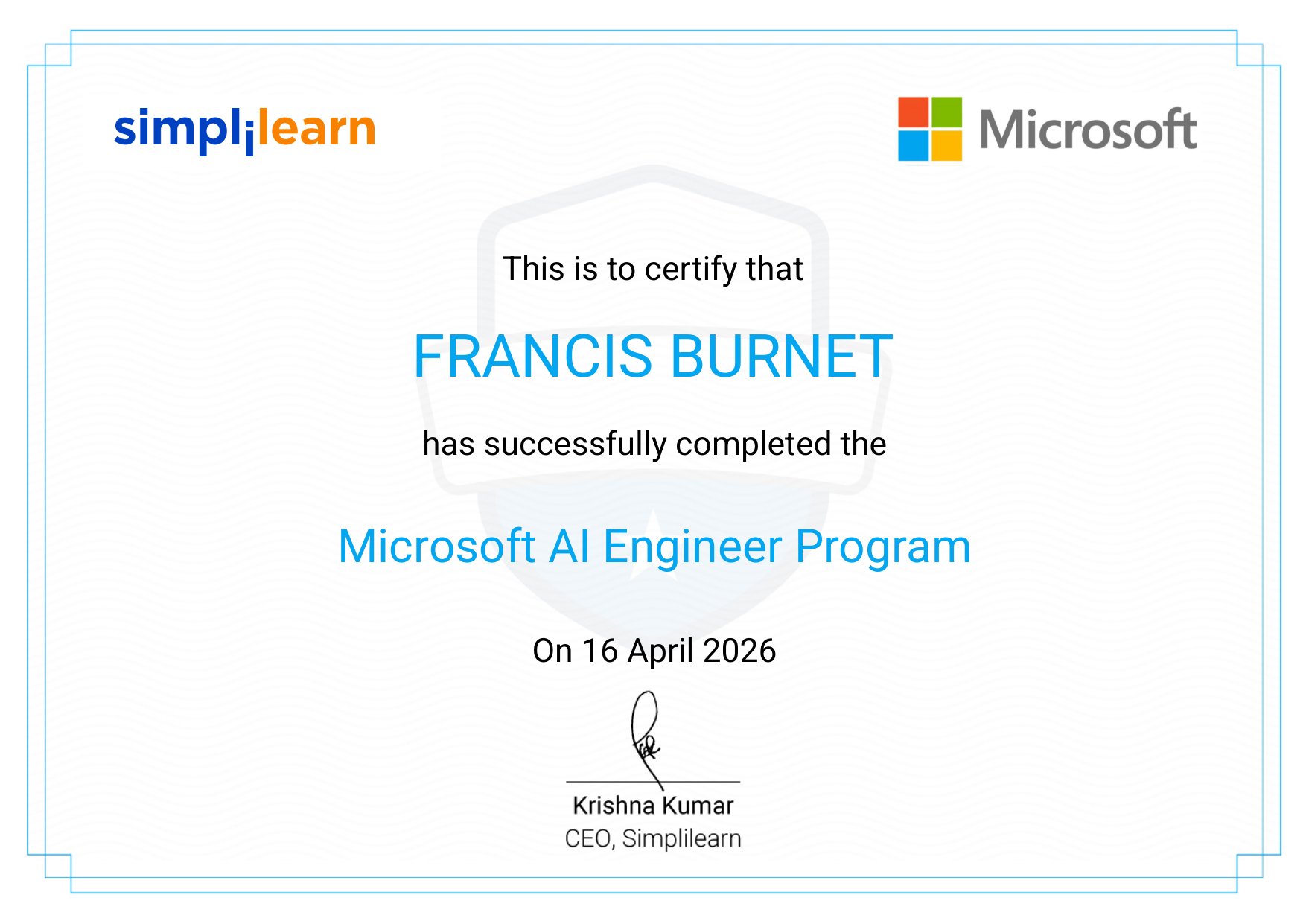 Microsoft Certified AI Engineer